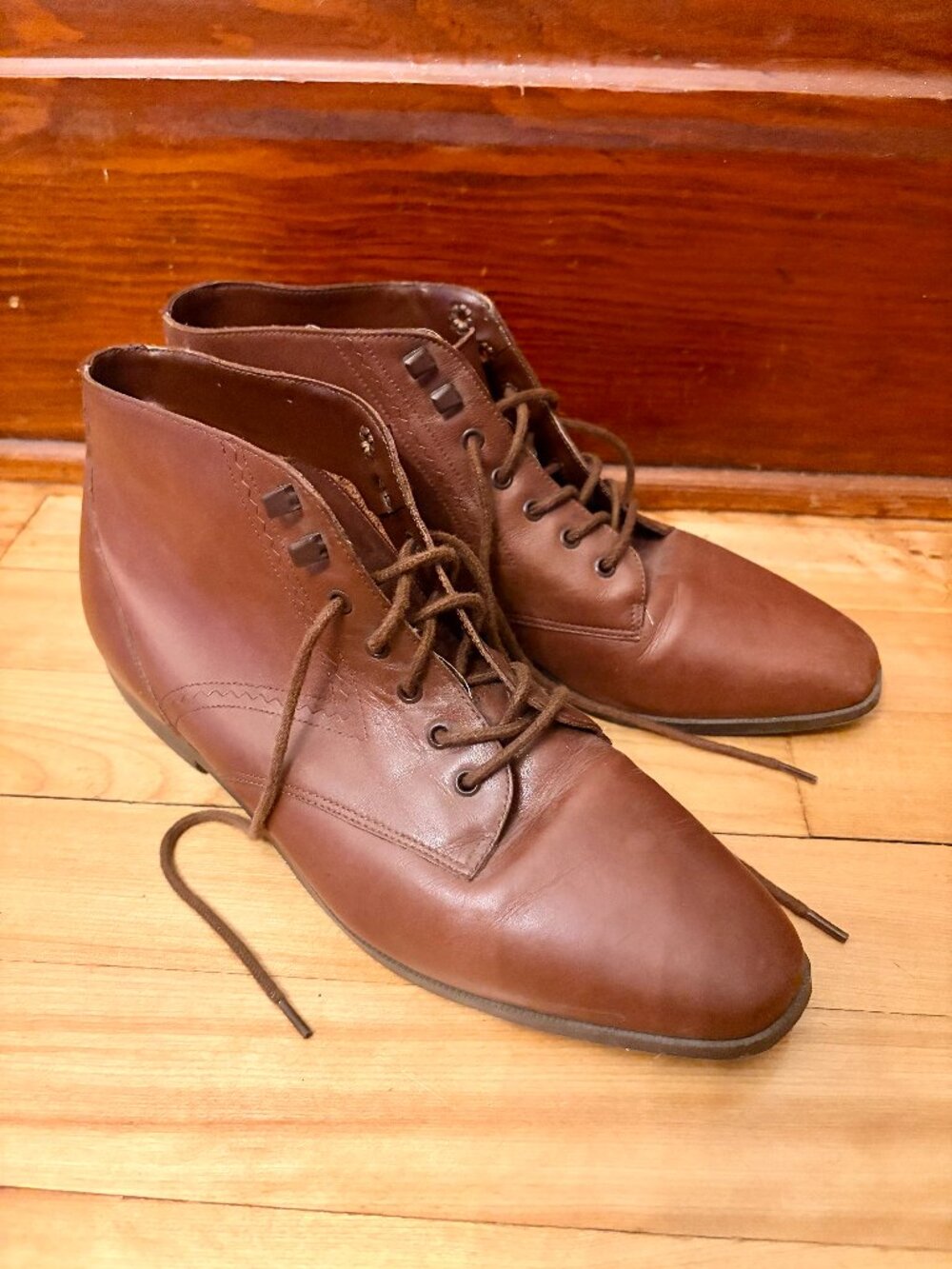 Jordache Vintage Leather ankle boots / Women's / Size 9